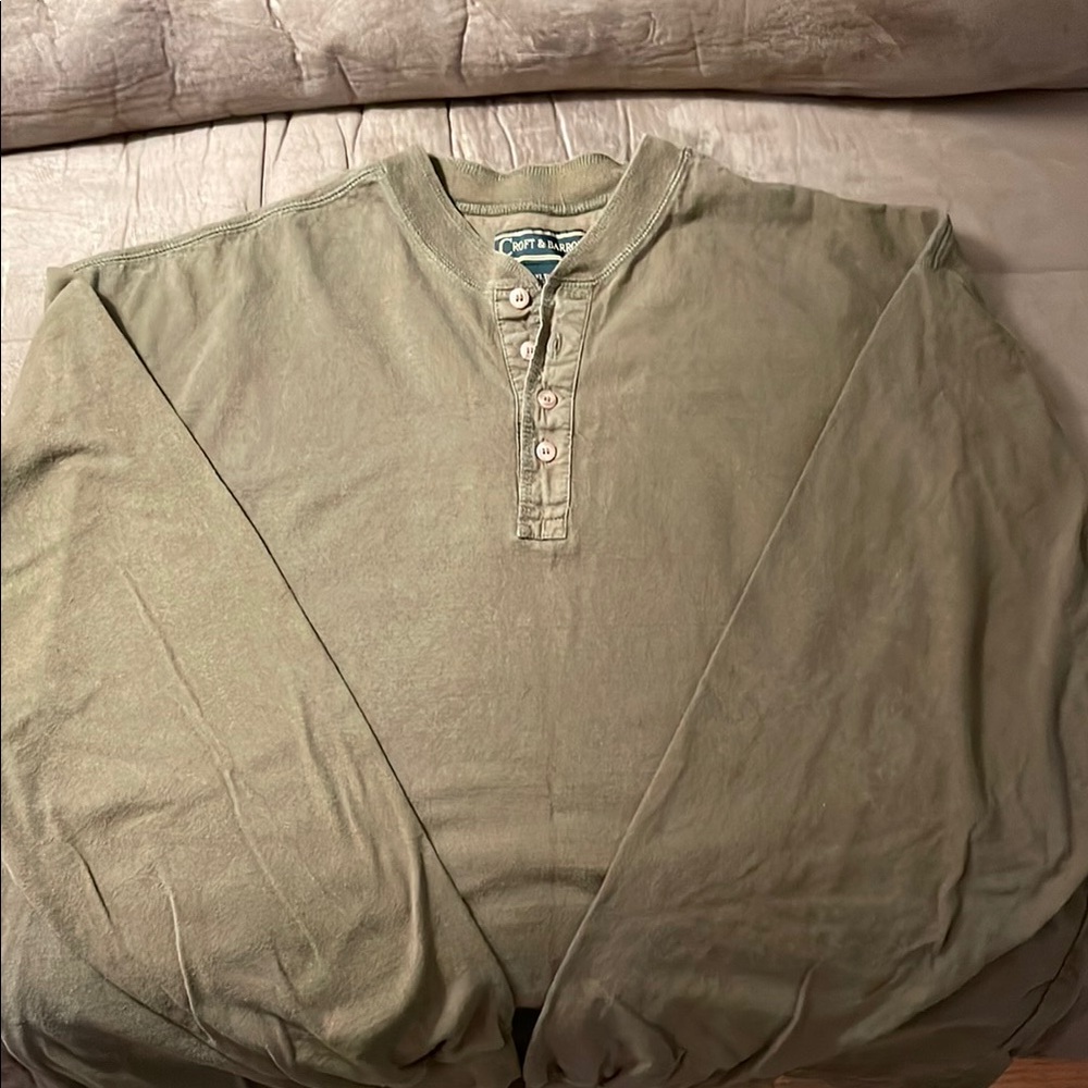 Men's Brown Long-sleeved shirt